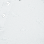 White Script Eastside Golf Men's Core All Over Flocked  Polo