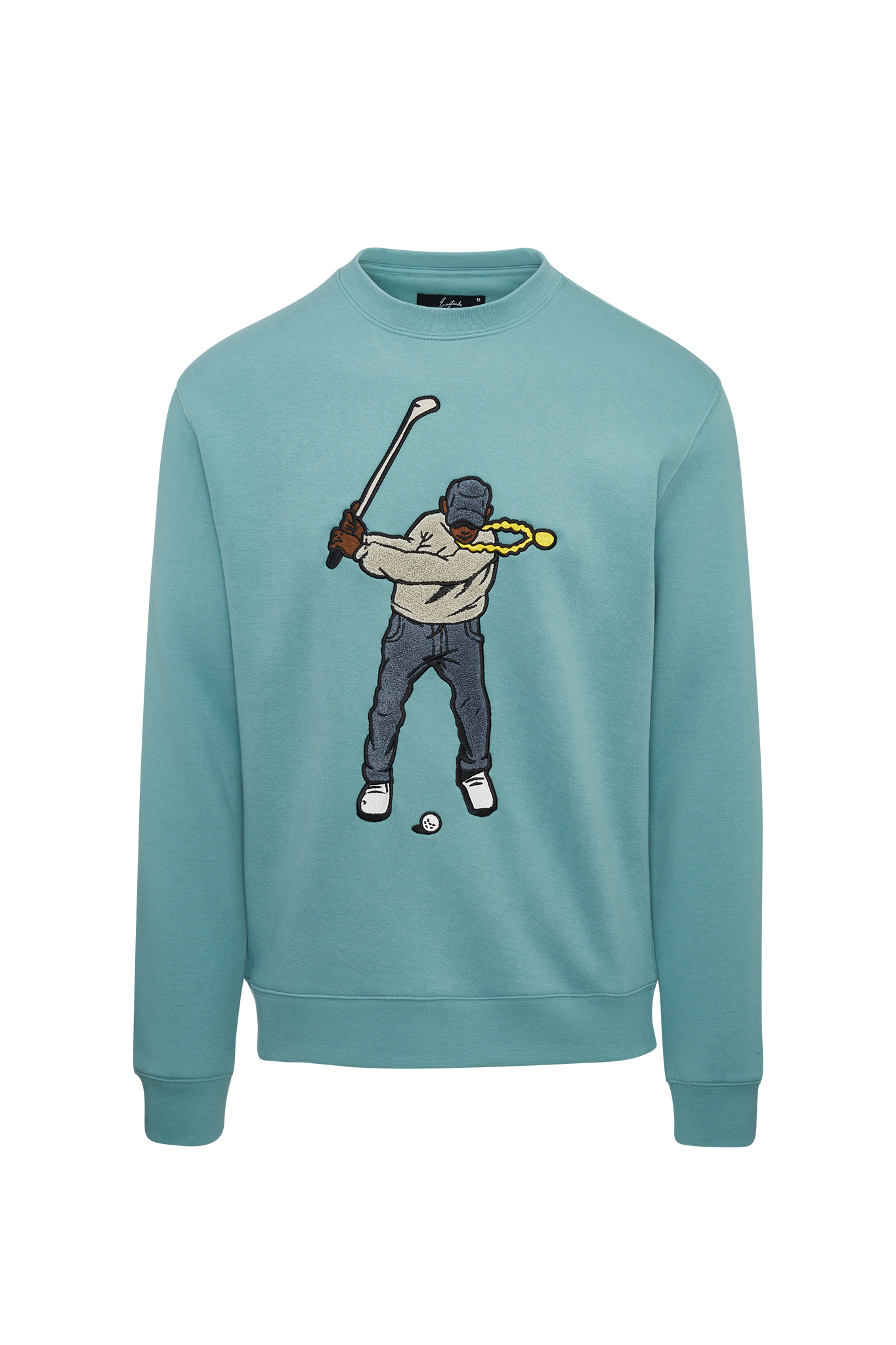 Mineral Green Eastside Golf Men's Core Fleece Crew Swingman