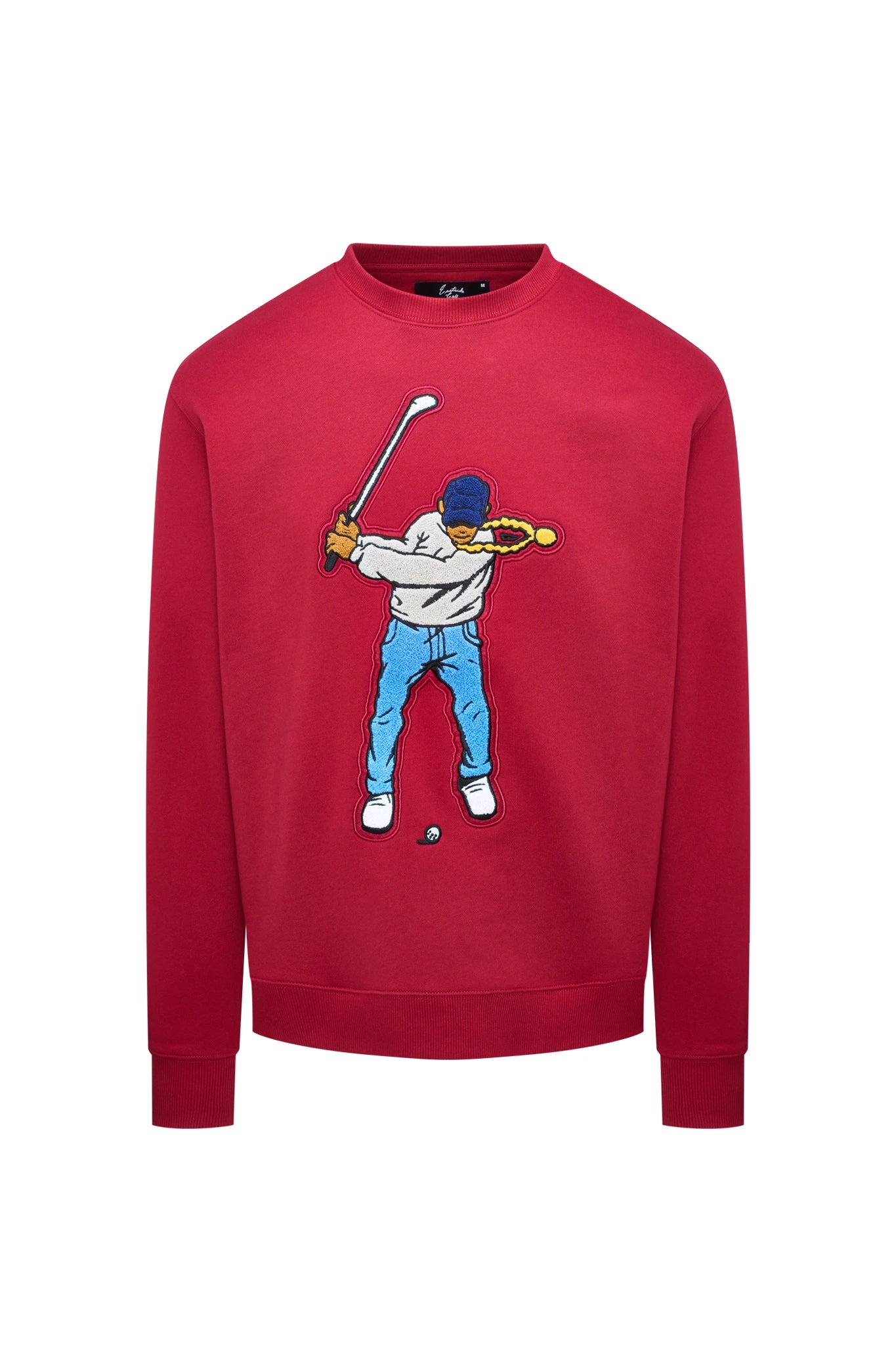 Eastside Golf M-Red Men's Core Fleece Swingman Crew