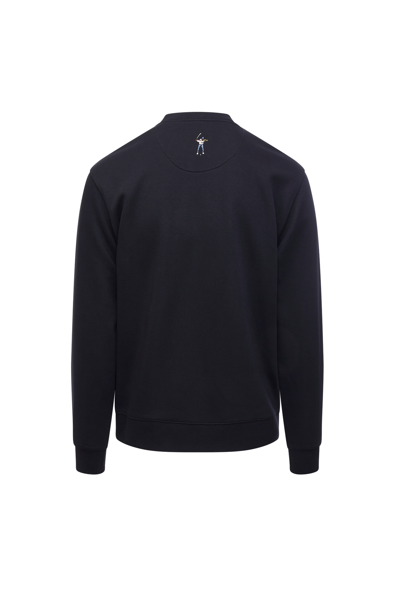 Eastside Golf Men's Core Fleece Crew Script Logo Black