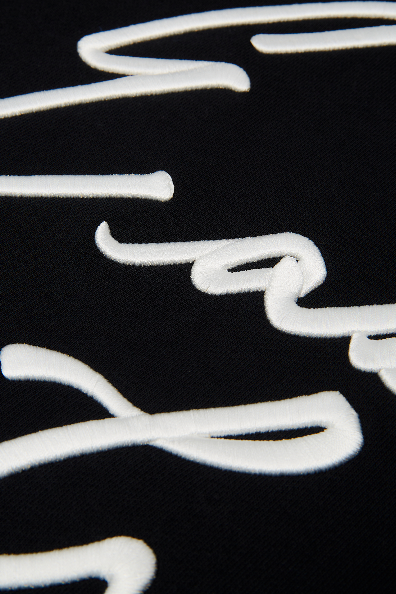 Eastside Golf Men's Core Fleece Crew Script Logo Black