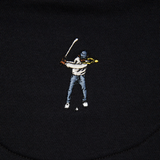 Eastside Golf Men's Core Fleece Crew Script Logo Black