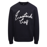 Eastside Golf Men's Core Fleece Crew Script Logo Black