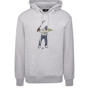 Eastside Golf Men's Core Fleece Hoodie Swingman Heather Grey