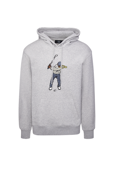 Eastside Golf Men's Core Fleece Hoodie Swingman Heather Grey