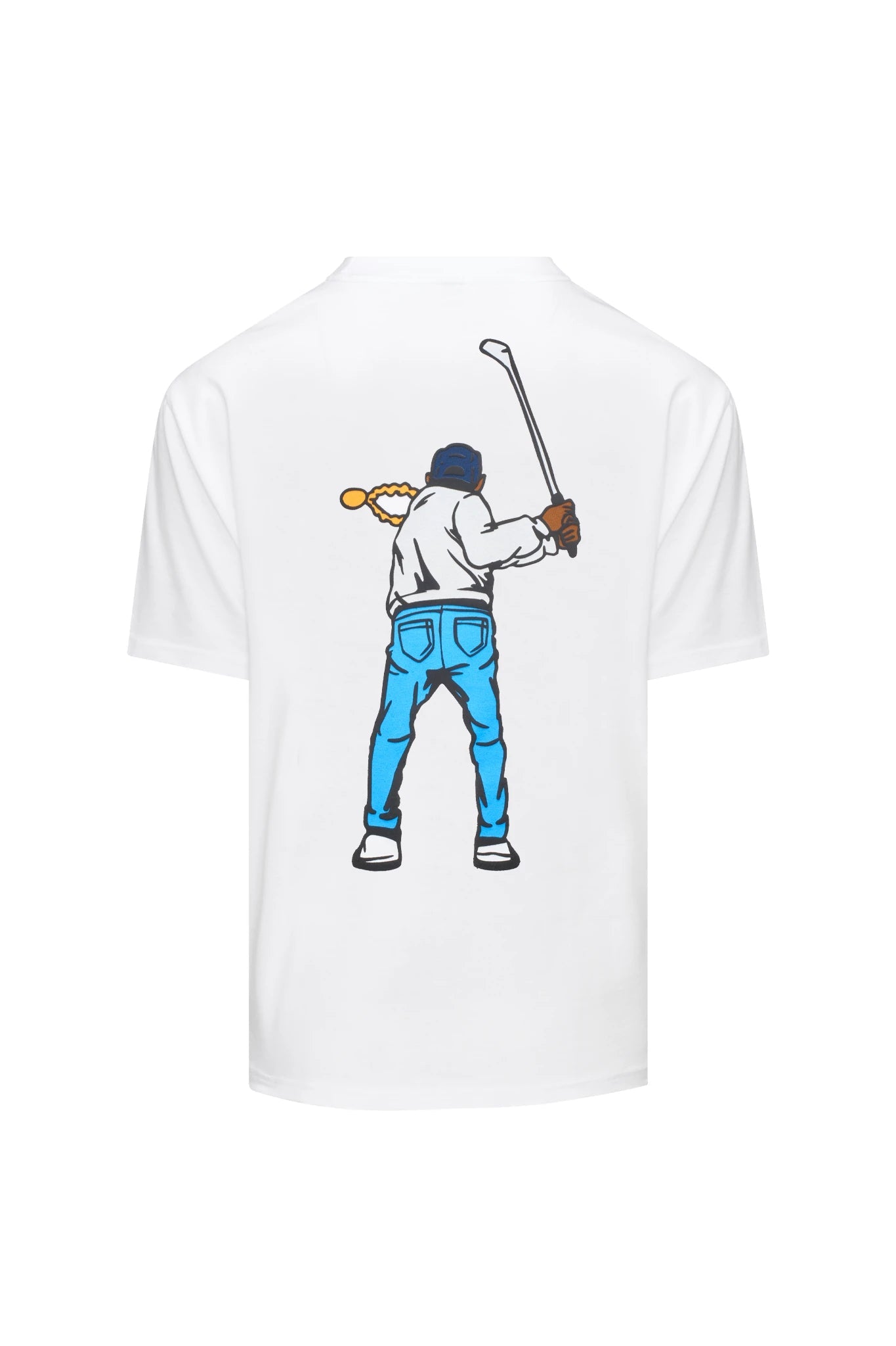 Bright White Double Sided Swingman Tee