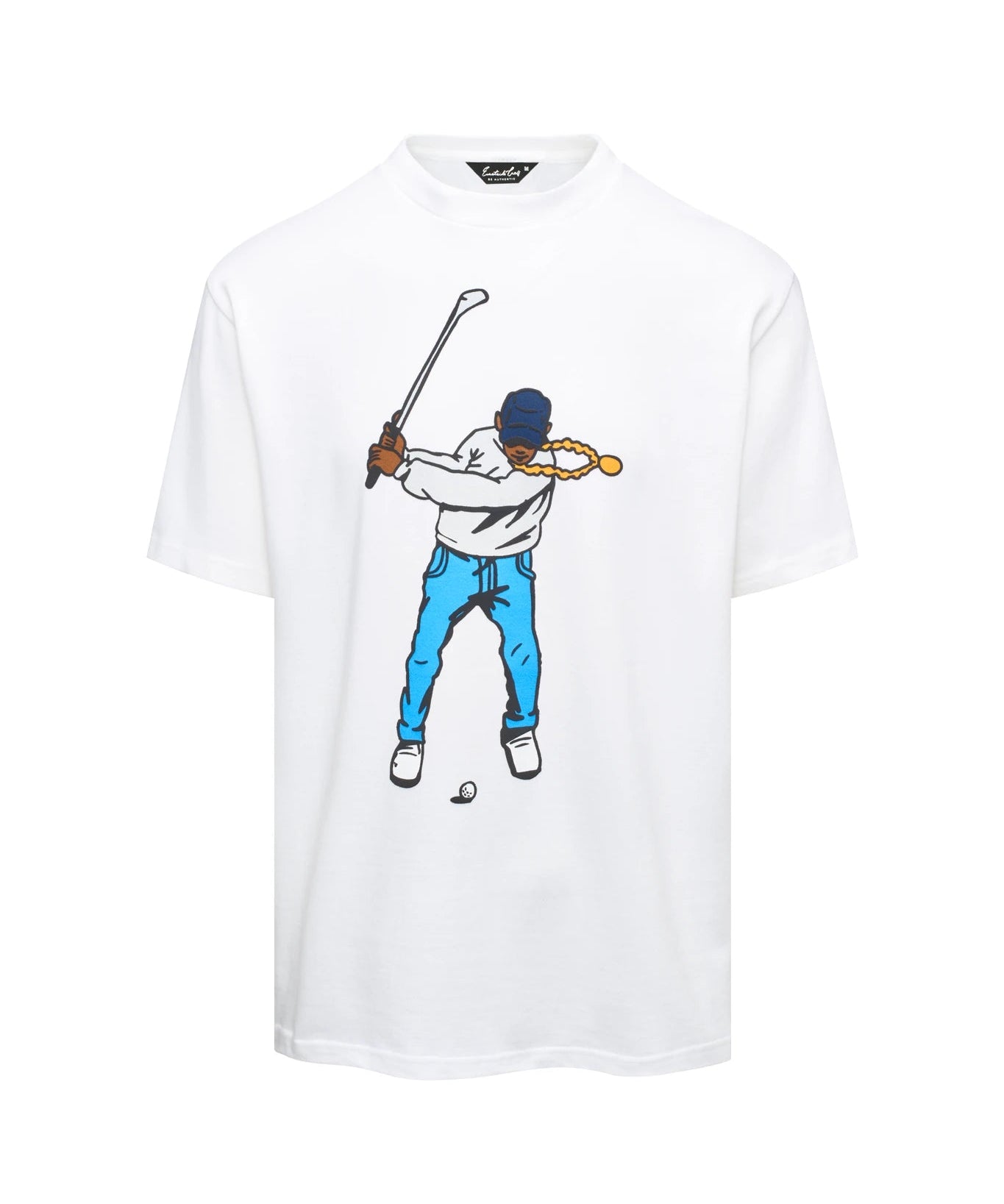 Bright White Double Sided Swingman Tee