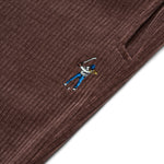 Eastside Golf Chocolate Men's Pull On Bubble Wale Cord Jogger