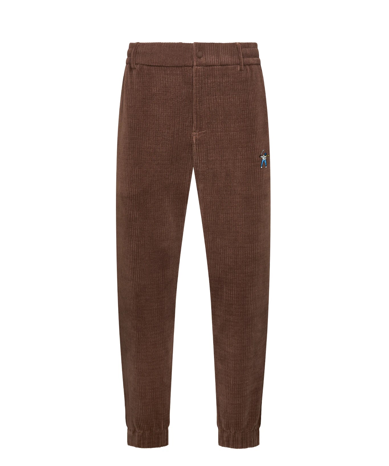 Eastside Golf Chocolate Men's Pull On Bubble Wale Cord Jogger