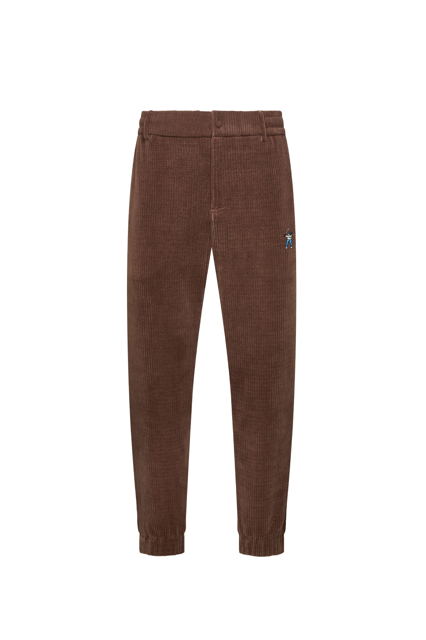 Eastside Golf Chocolate Men's Pull On Bubble Wale Cord Jogger