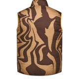 Eastside Golf Mocha/Gold Men's Reversable Quilted Vest