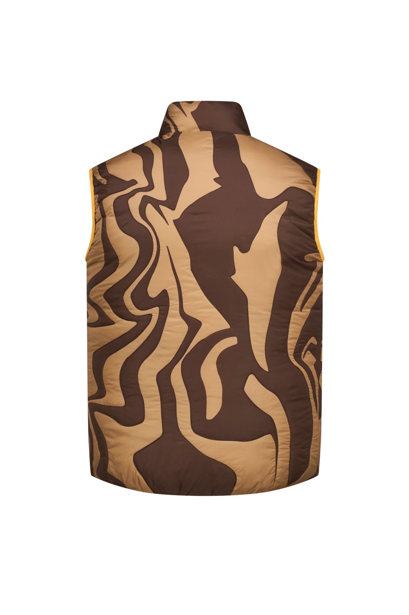 Eastside Golf Mocha/Gold Men's Reversable Quilted Vest