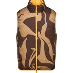 Eastside Golf Mocha/Gold Men's Reversable Quilted Vest