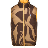 Eastside Golf Mocha/Gold Men's Reversable Quilted Vest