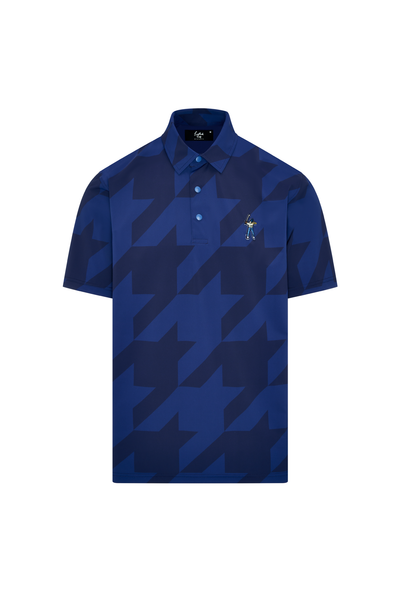 Blue Void Houndstooth