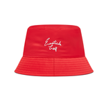 True Red Nylon Bucket Hat