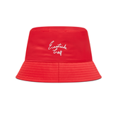 True Red Nylon Bucket Hat