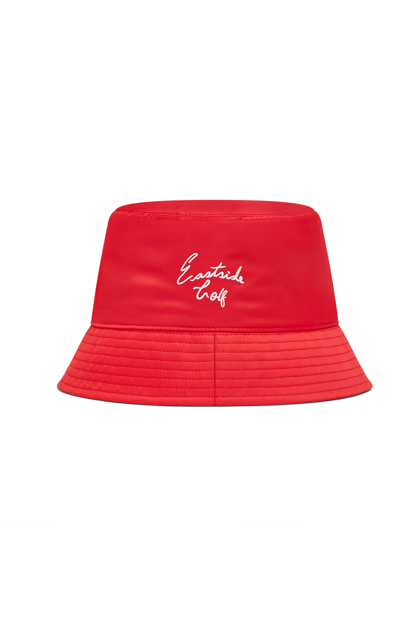 True Red Nylon Bucket Hat