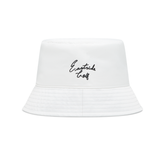 WHITE Nylon Bucket Hat