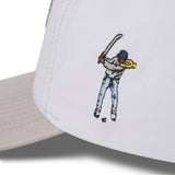 White/Cool Grey 5 Panel 2 Tone Hat