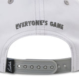 White/Cool Grey 5 Panel 2 Tone Hat