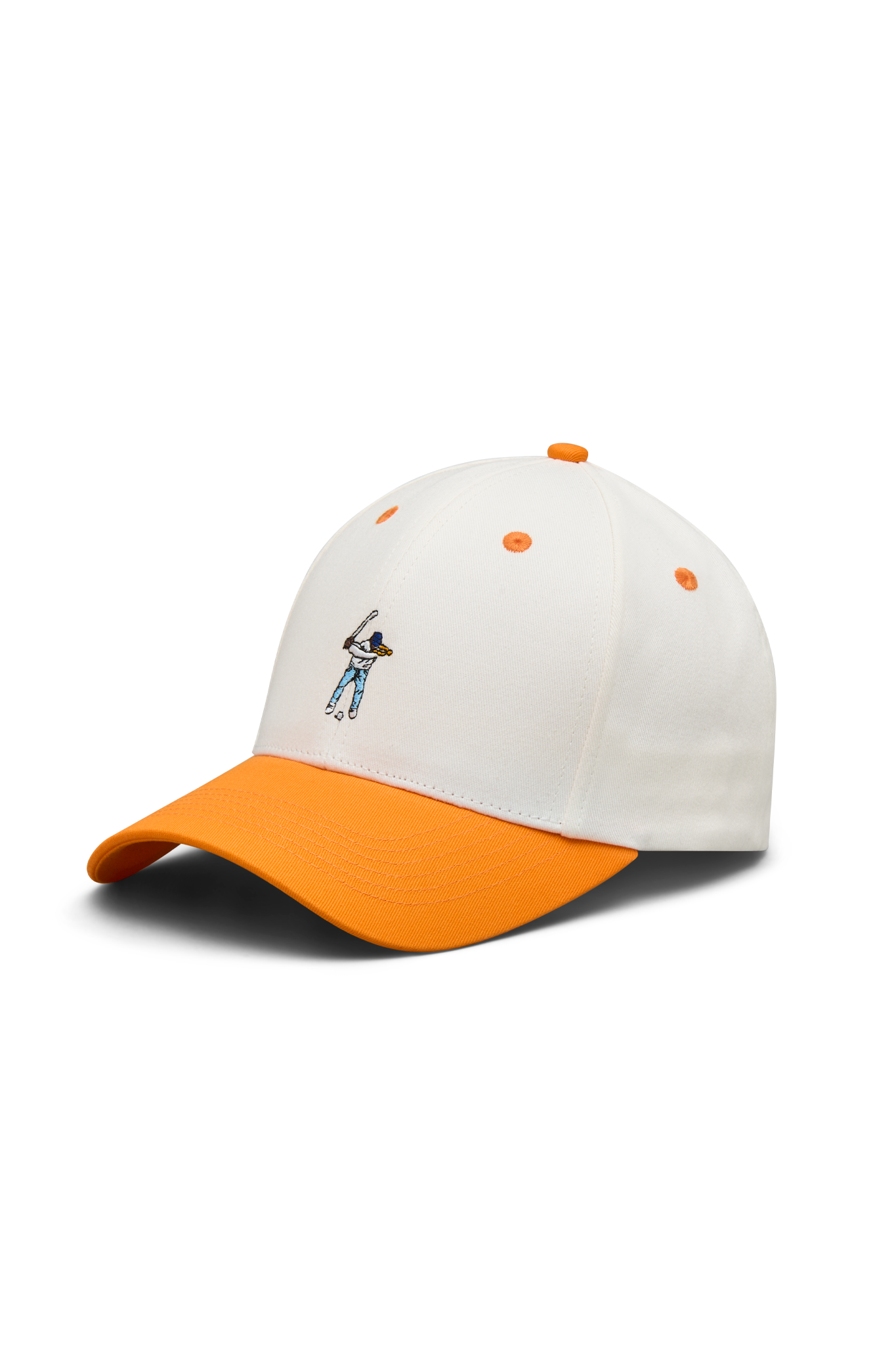 Jet Stream/Orange Peel Six Panel Two Tone Hat