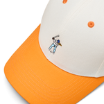 Jet Stream/Orange Peel Six Panel Two Tone Hat