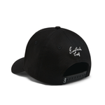 Black Six Panel Monochrome Hat