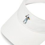 White Tournament Visor