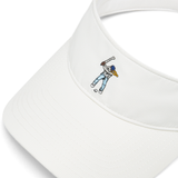 White Tournament Visor