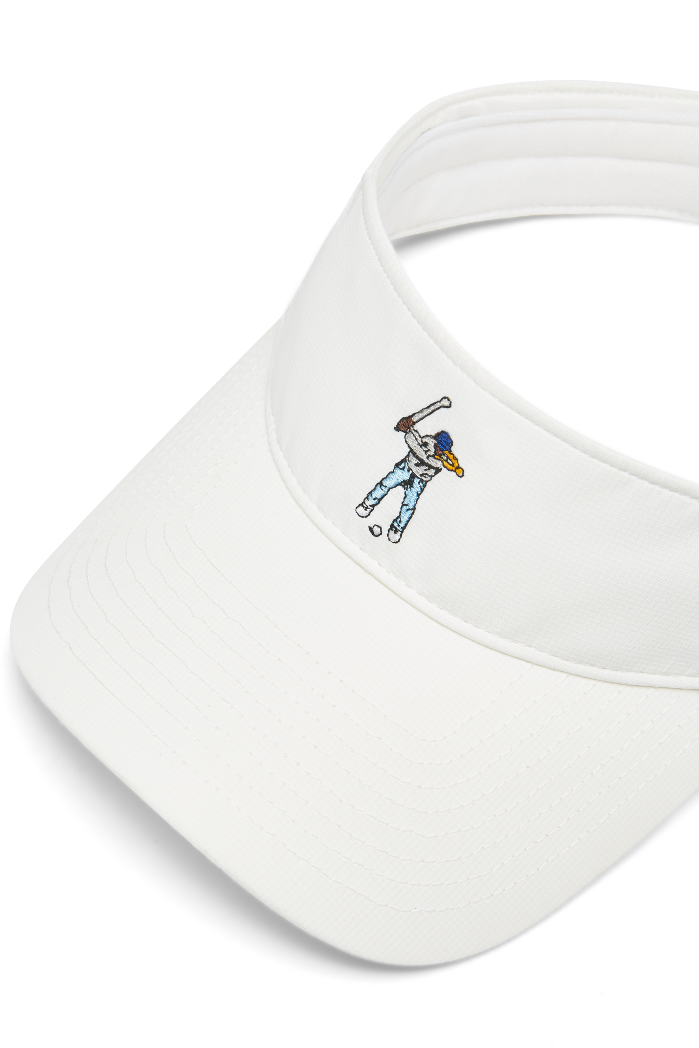 White Tournament Visor