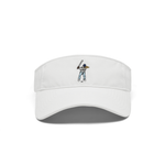 White Tournament Visor