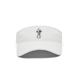 White Tournament Visor