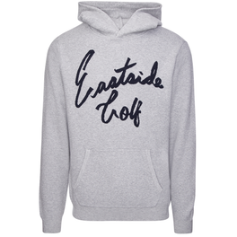Eastside Golf Men's Merino Wool  Blend Hooded Sweater Heather Grey