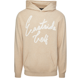 Eastside Golf Men's Merino Wool Blend Hooded Sweater Pale Khaki
