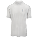 Cool Grey Eastside Golf Mens Short Sleeve Mockneck Pique