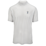 Cool Grey Eastside Golf Mens Short Sleeve Mockneck Pique