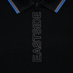 Black Eastside Golf Men's Zip Polo