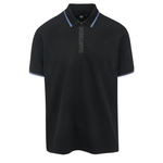 Black Eastside Golf Men's Zip Polo