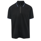 Black Eastside Golf Men's Zip Polo