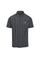 Black Print Eastside Golf Men's Snap  Placket Polo