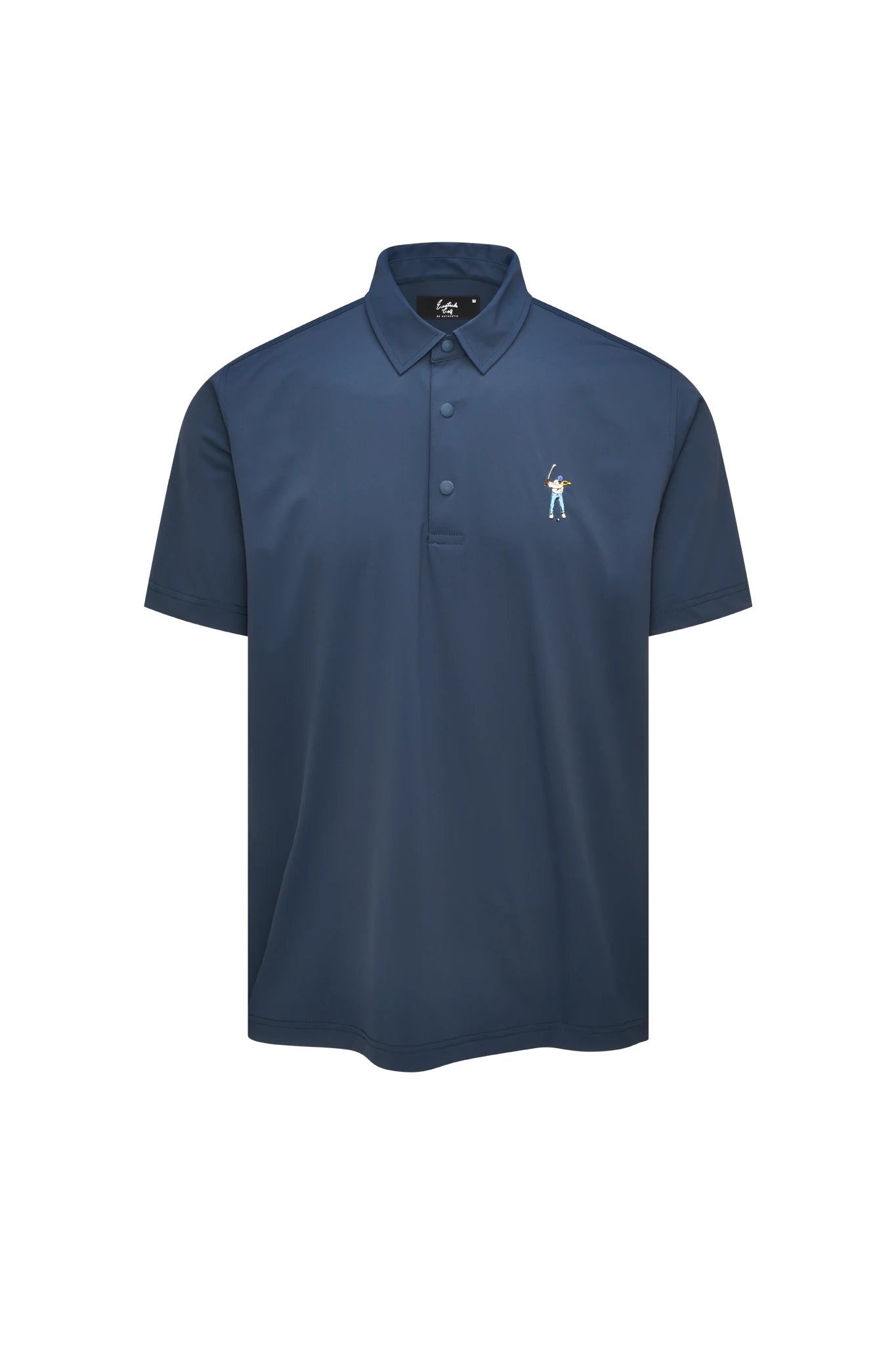 Midnight Navy Men's Snap Placket Polo