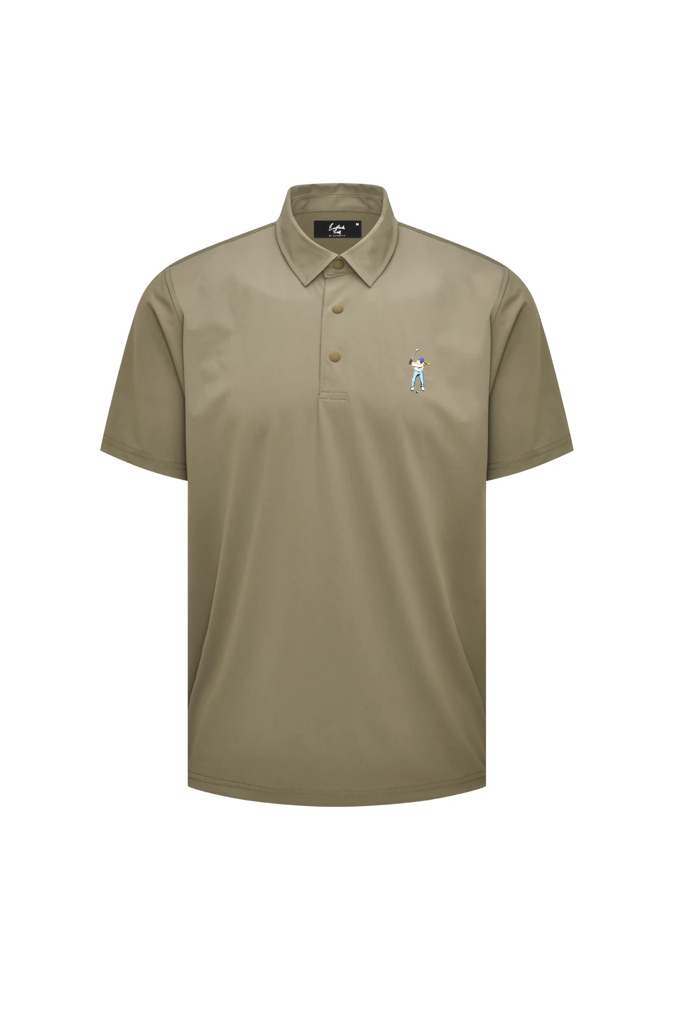 Eastside Golf Olive Men's Snap Placket Polo