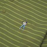 Snap Placket Polo Golf Shirt