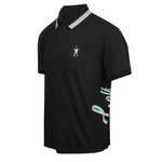 Black Multi Eastside Golf Men's Follow Through Polo