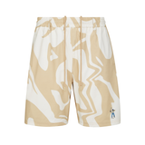 LCD Print Men's Mesh Lined Short