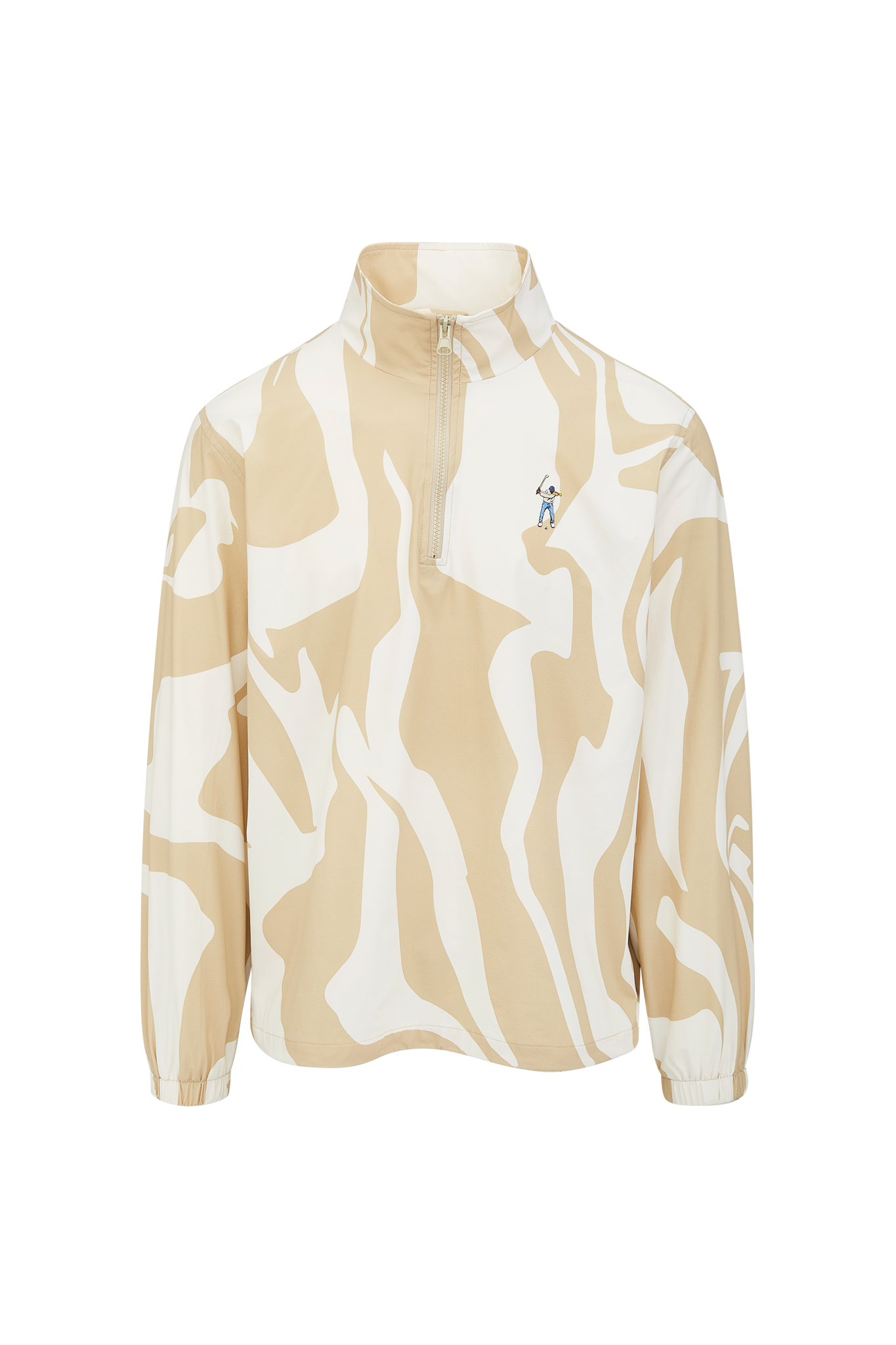 LCD Print Eastside Golf Men's Quarter Zip Windbreaker