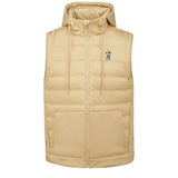 Pale Khaki Eastside Golf Men's Hooded Puffer Vest