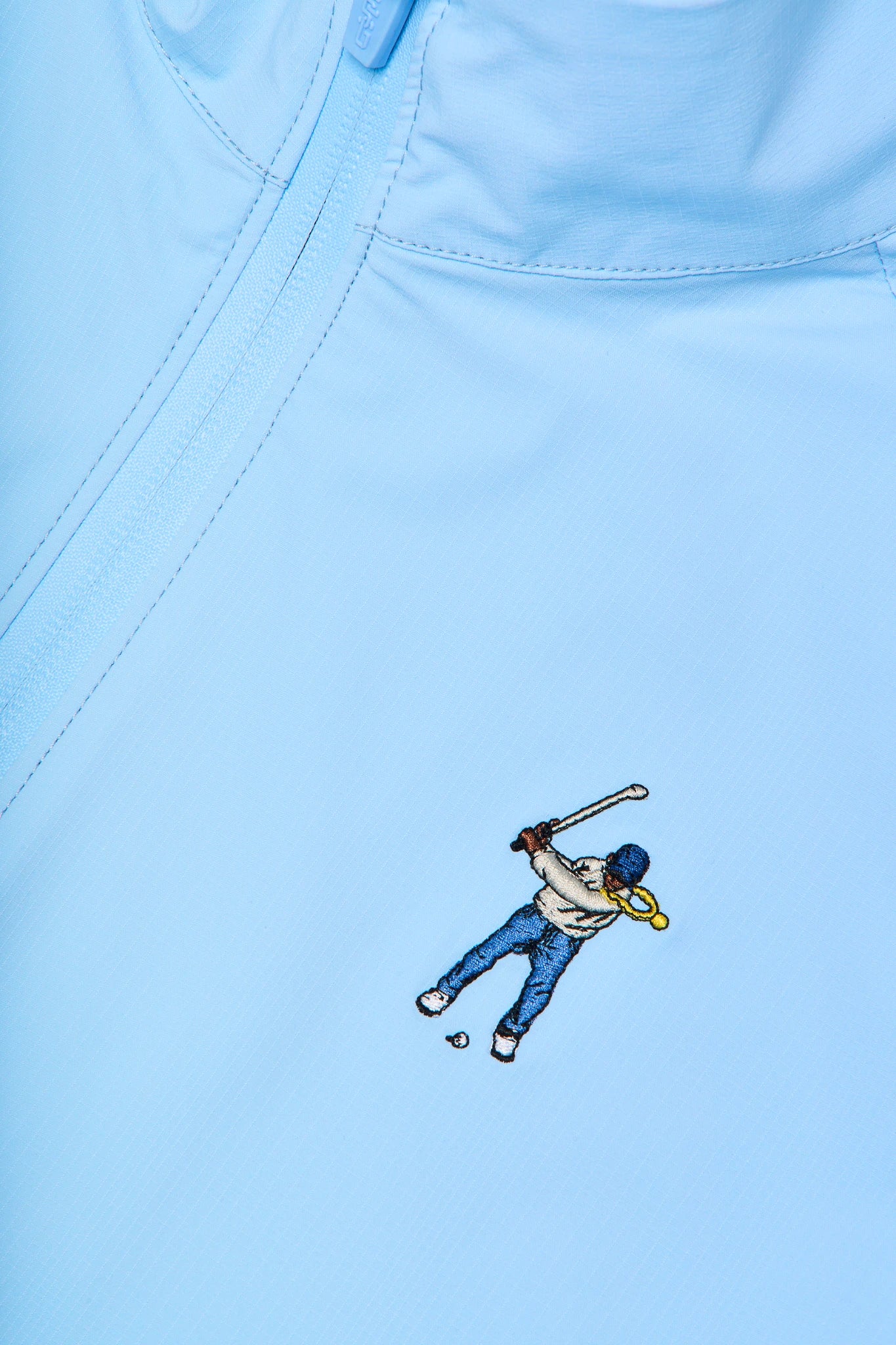 Clear Sky Eastside Golf Men's Short Sleeve Tech 1/2 Zip Mockneck Shirt