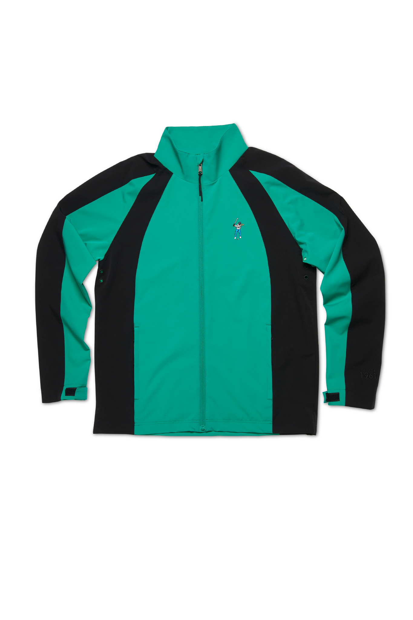 Eastside Golf Men's 1961 Change Tech Jacket Golf Green Black